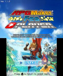 RPG Maker Player Title Screen